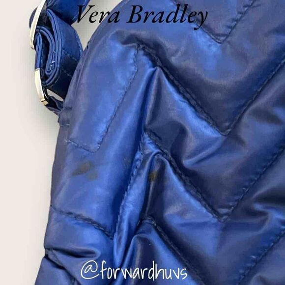 Vera Bradley Blue Quilted Crossbody Bag - Stylish and Practical - Picture 9 of 12